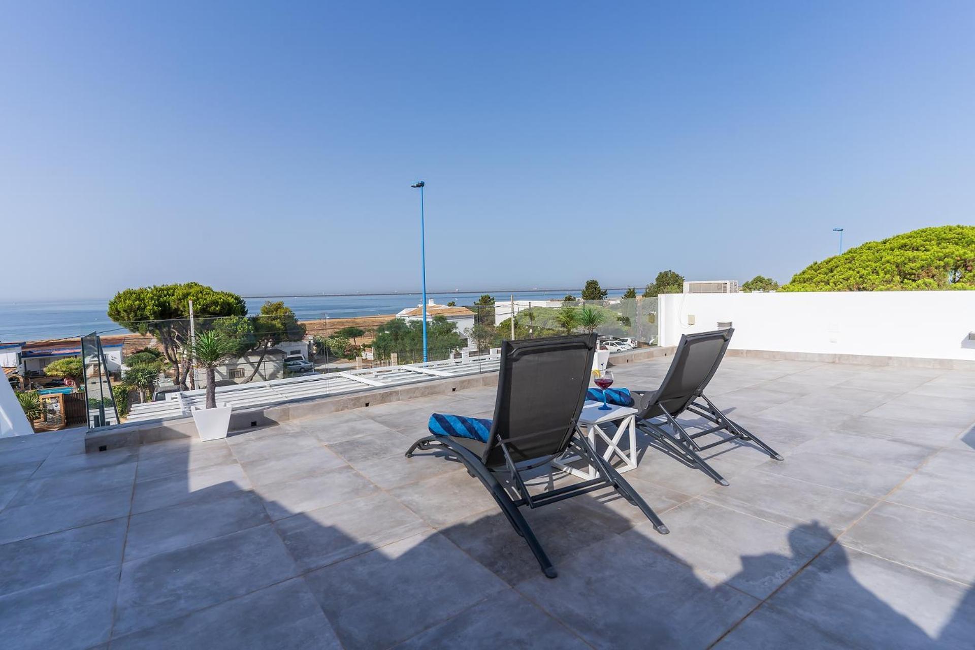 Casa Mazagon Con Vistas Al Mar Villa Eksteriør billede