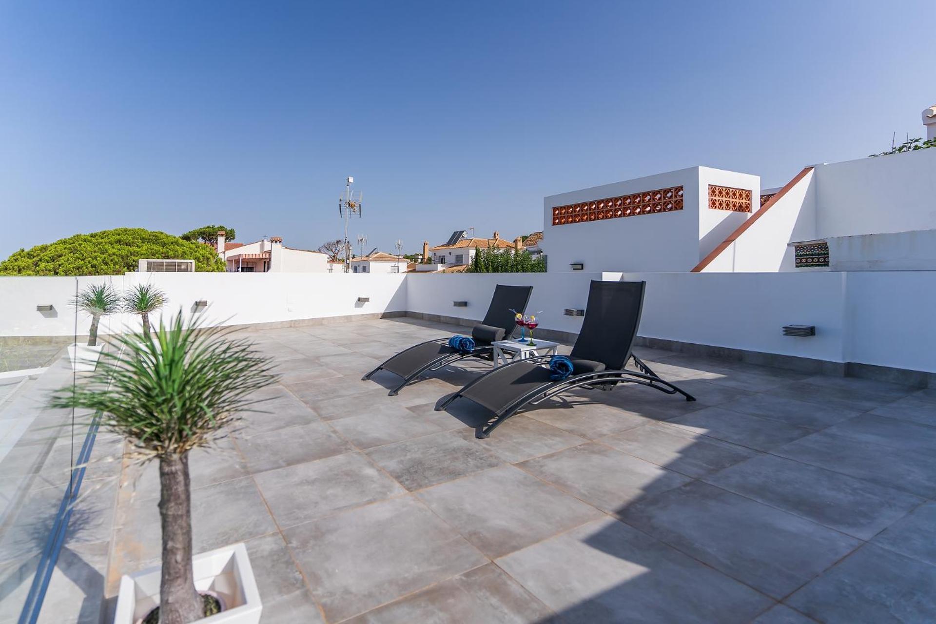Casa Mazagon Con Vistas Al Mar Villa Eksteriør billede