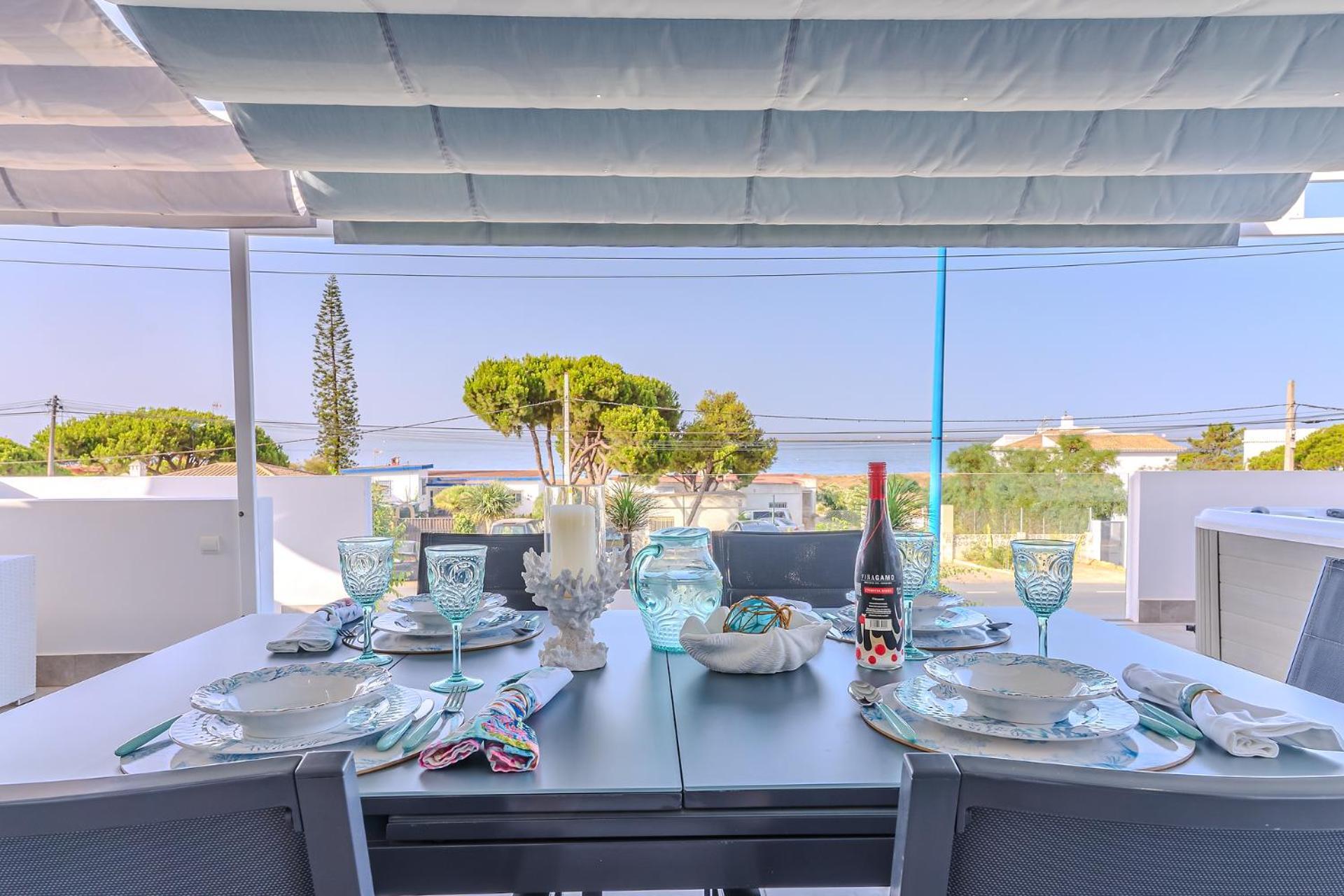 Casa Mazagon Con Vistas Al Mar Villa Eksteriør billede